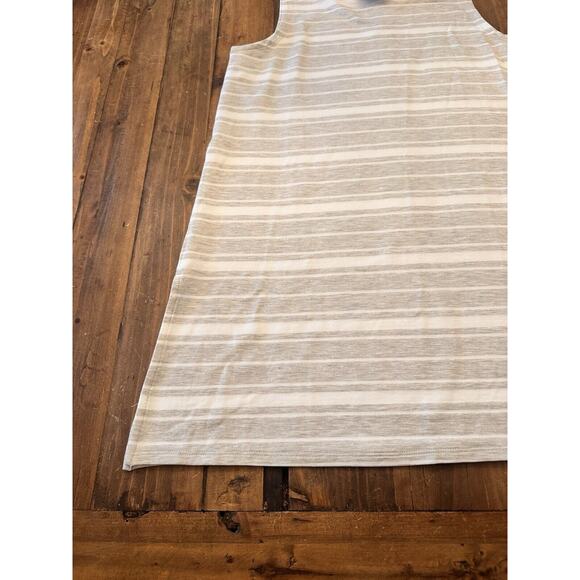 Garnet Hill Tank Top Sleeveless Tunic Tencel Mock Neck Slit Modern Shirt XS - Picture 6 of 12